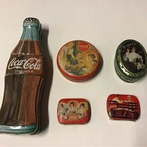 Coca Cola Tins Lot of 5